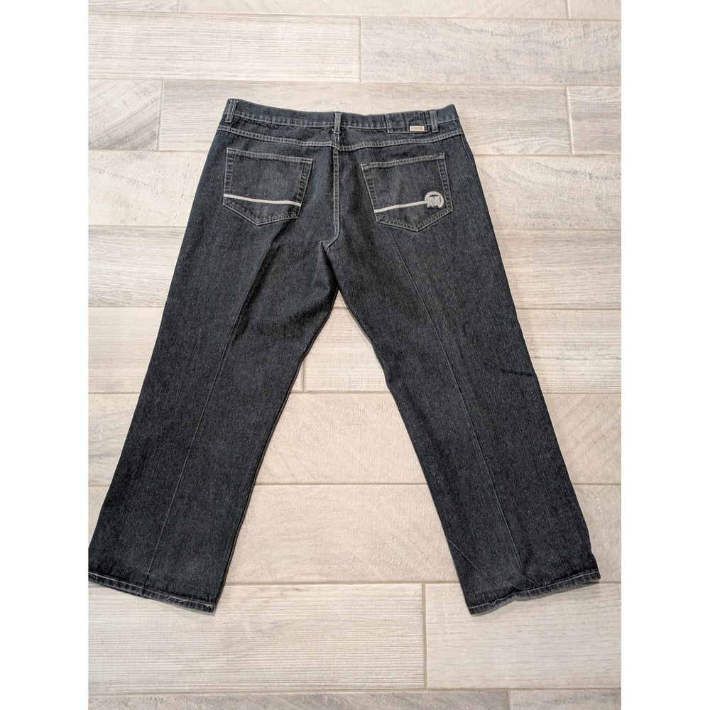 Vintage Mecca USA Wide Leg Baggy Hip-Hop‎ Dark Blue Jeans 42x34 (41x31) Y2K